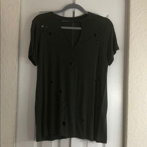 V neck T-shirt